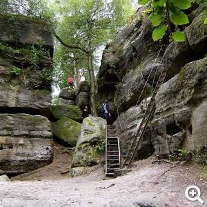 Felsenlandschaft in der sächs. Schweiz